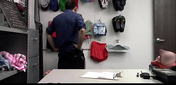  Redhead Teen Steals From Store Fucks To Go Free